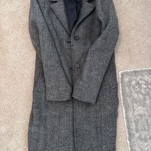 Abercrombie & Fitch Herringbone Coat